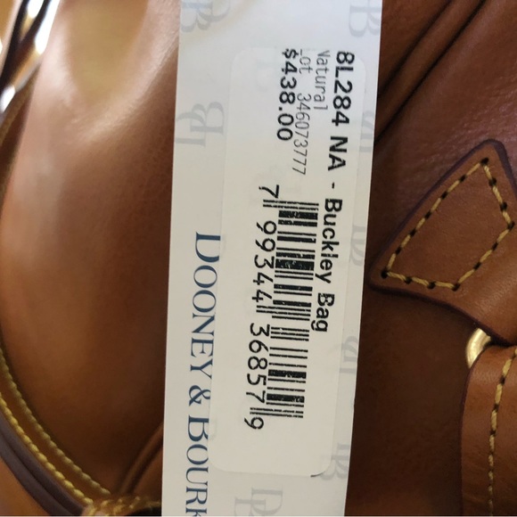 NWT Dooney & Bourke Florentine Buckley Bag in Natural - Picture 11 of 12